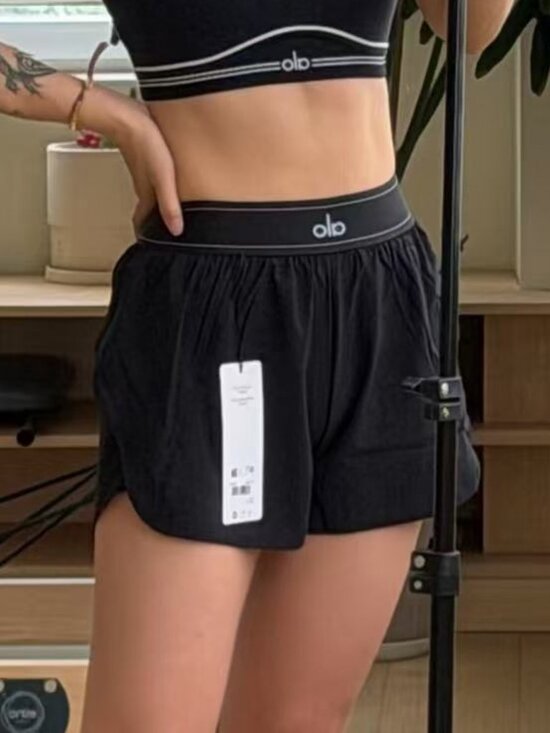 ALO Yoga Pants - NWT Alo Yoga Match Point Short Black🙆‍♀️Lightweight Athletic Everyday Shorts